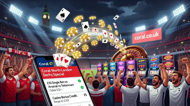 Coral Links North London Derby Bets to Casino Bonus Credits